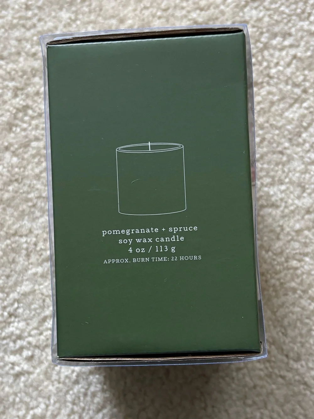NWT Paddywax for Crate&Barrel Mr. Kringle Ceramic Candle.